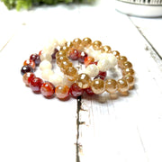 Agate Bracelet Bundle- "Sunset"