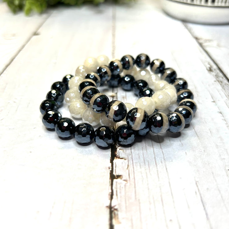 Agate Bracelet Bundle- "Disco"