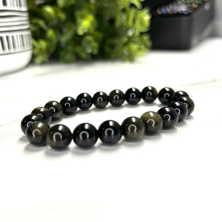 Golden Obsidian Bracelet